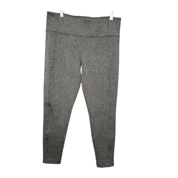 Athleta Pants - Athleta Delancey Herringbone Tight Legging Women’s XL Tall Gray Chevron M